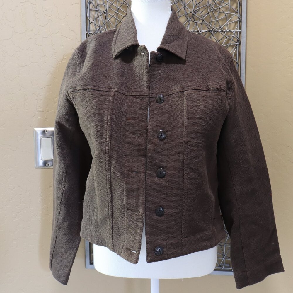 Chico's Brown Button Up Jacket. - image 2